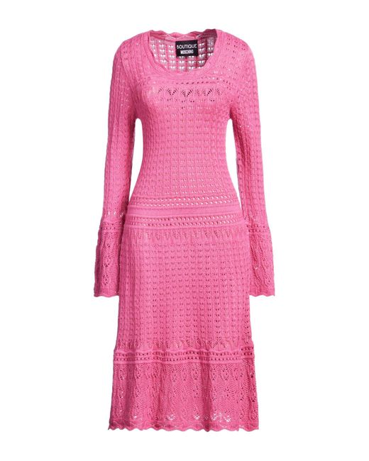 Boutique Moschino Pink Midi Dress