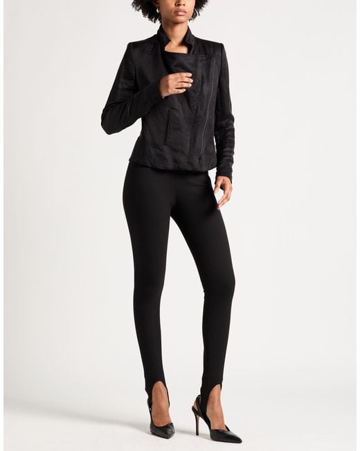 Ann Demeulemeester Black Jacket Linen, Silk