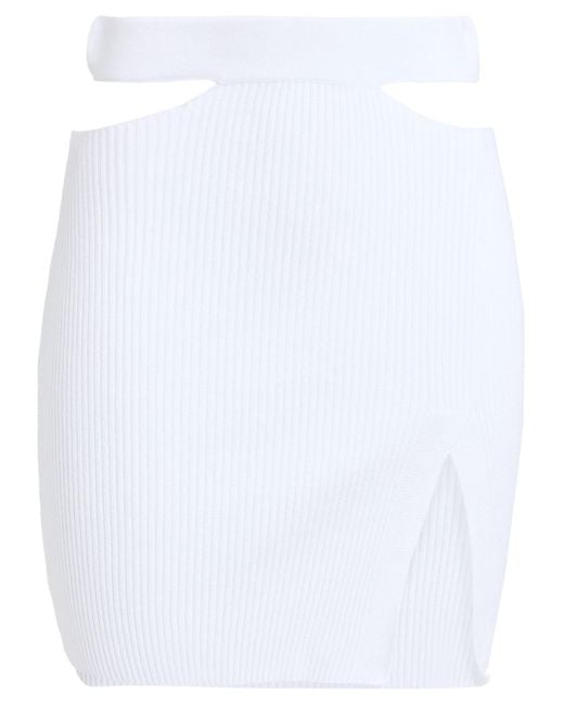 Kontatto White Mini Skirt