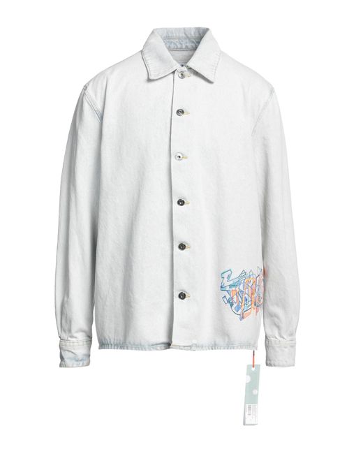 Off-White c/o Virgil Abloh White Denim Shirt for men