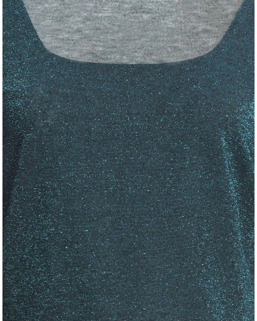 Kaos Blue Deep Top Polyester, Viscose, Polyamide, Metallic Polyester, Elastane