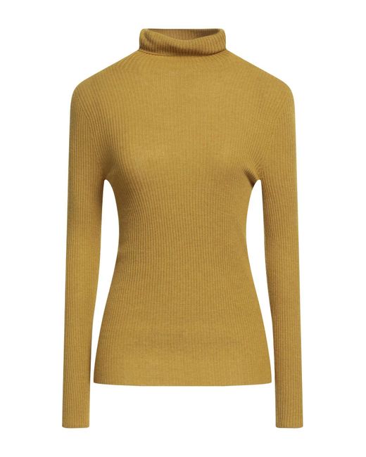 Fabiana Filippi Yellow Rollkragenpullover