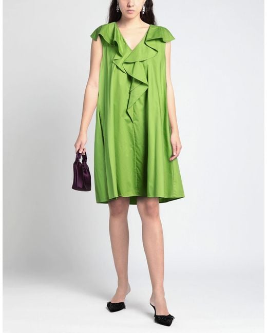 MEIMEIJ Green Mini Dress