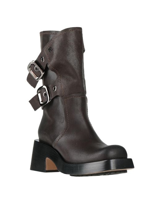 Fabi Black Ankle Boots