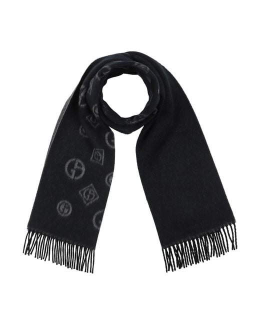 Giorgio Armani Blue Scarf for men