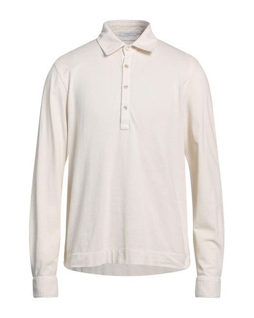 Boglioli White Polo Shirt for men