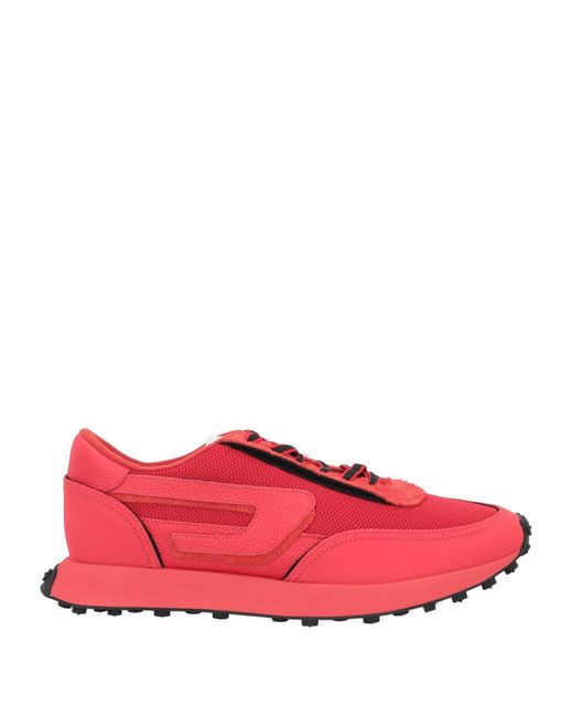 DIESEL Red Trainers for men