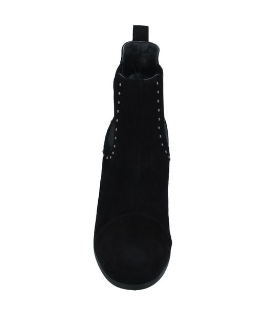 Pollini Black Ankle Boots