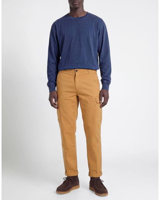 40weft Natural Pants Cotton, Elastane for men