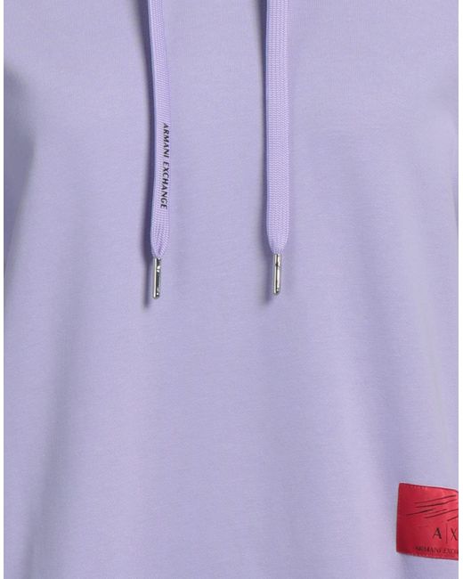 Armani Exchange Purple Mini-Kleid