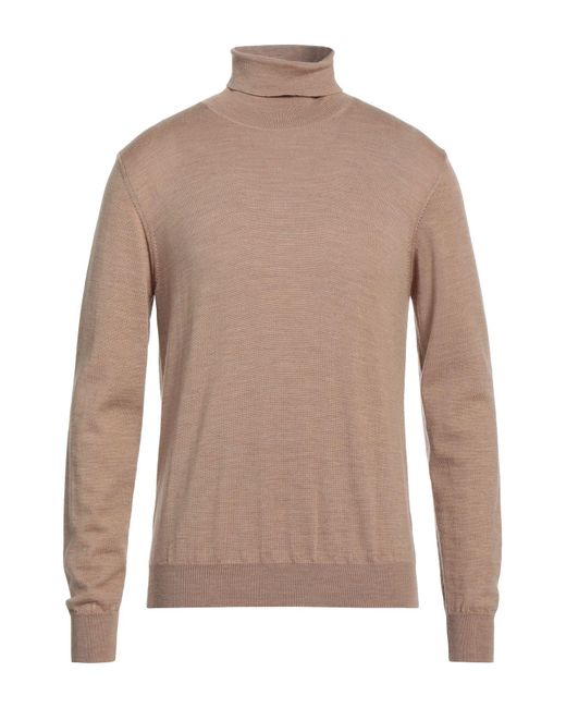 Cuello alto Vneck de hombre de color Brown