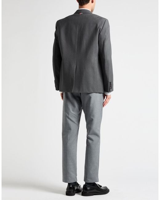 Thom Browne Gray Blazer Wool for men