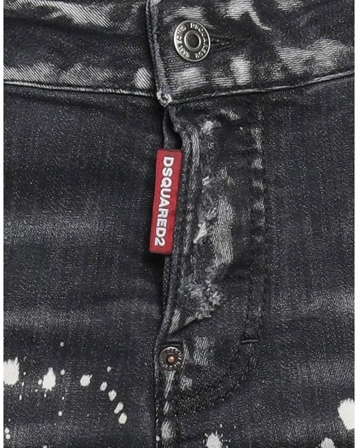 DSquared² Gray Jeans Cotton, Elastomultiester, Elastane