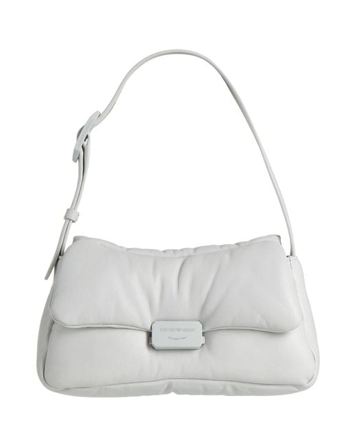 Emporio Armani Gray Light Handbag Leather