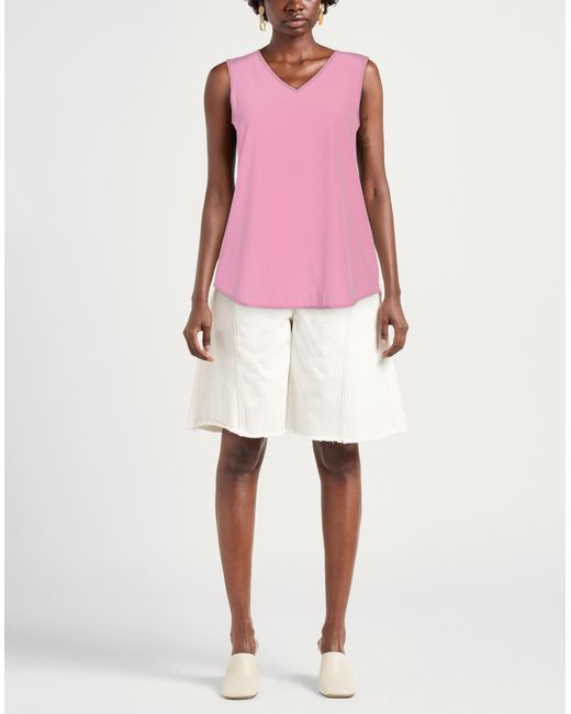 Top Peserico de color Pink