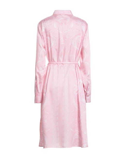 Versace Pink Midi-Kleid