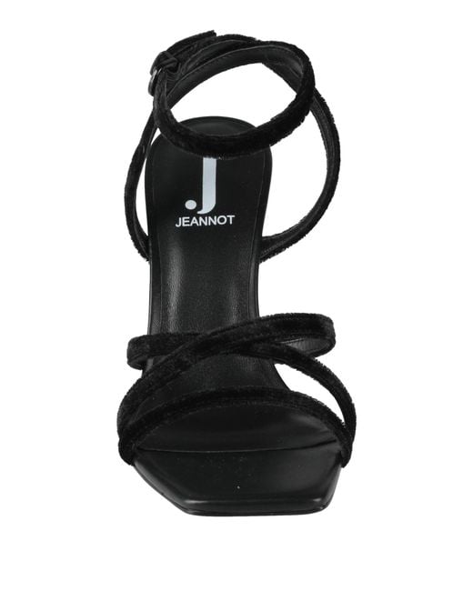 Jeannot Black Sandals