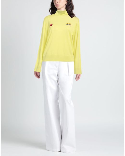 Col roulé DSquared² en coloris Yellow