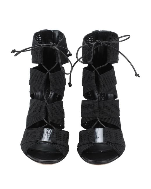 Casadei Black Sandals
