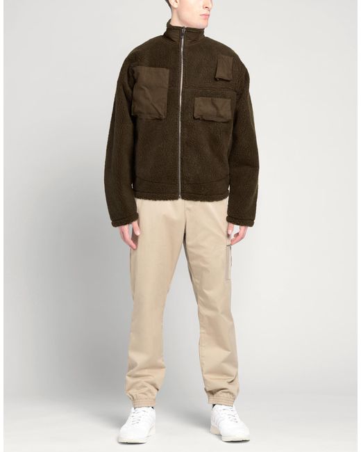 SAINTWOODS Brown Shearling & Teddy for men
