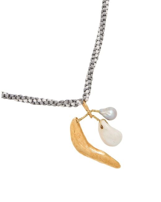 Forte_forte Gray Necklace