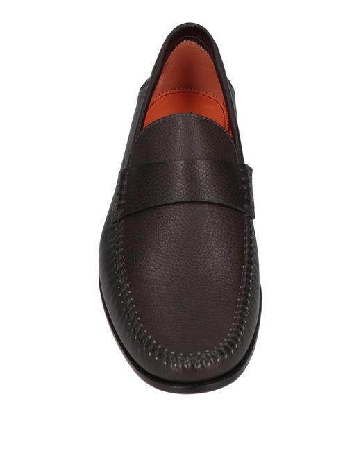 Santoni Gray Loafer for men