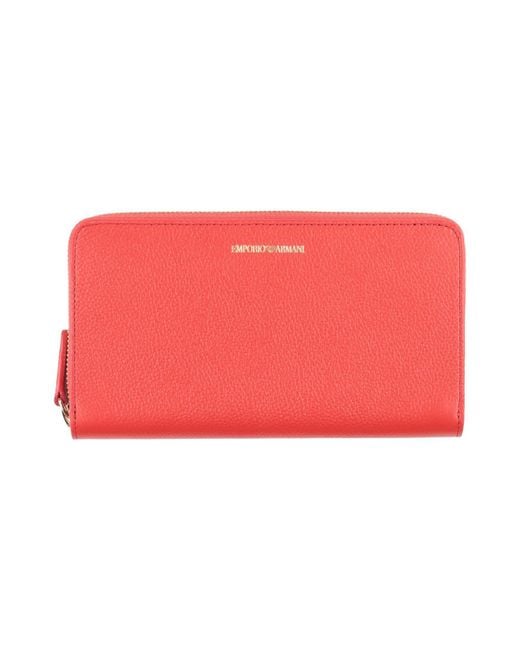 Emporio Armani Red Wallet