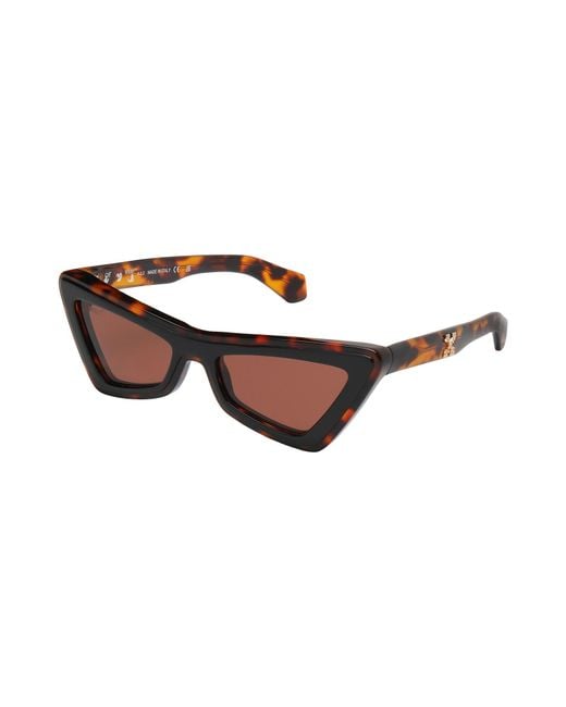 Off-White c/o Virgil Abloh Brown Sunglasses