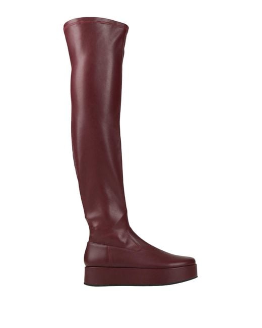 HABILLÈ Red Boot Leather