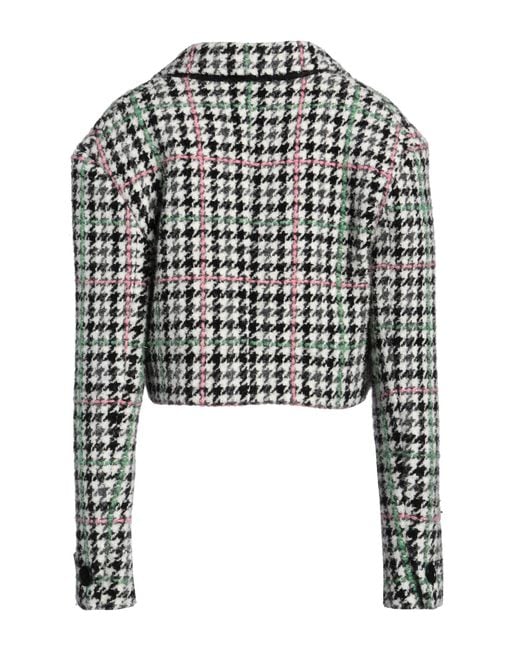 MSGM Black Blazer Acrylic, Polyester, Wool, Alpaca Wool