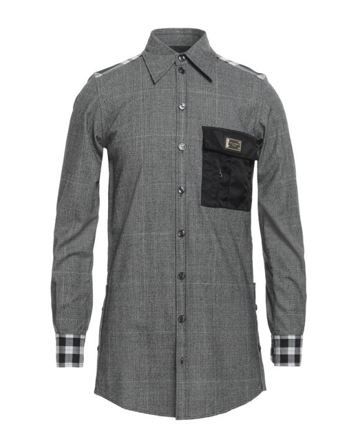 Dolce & Gabbana Gray Shirt for men