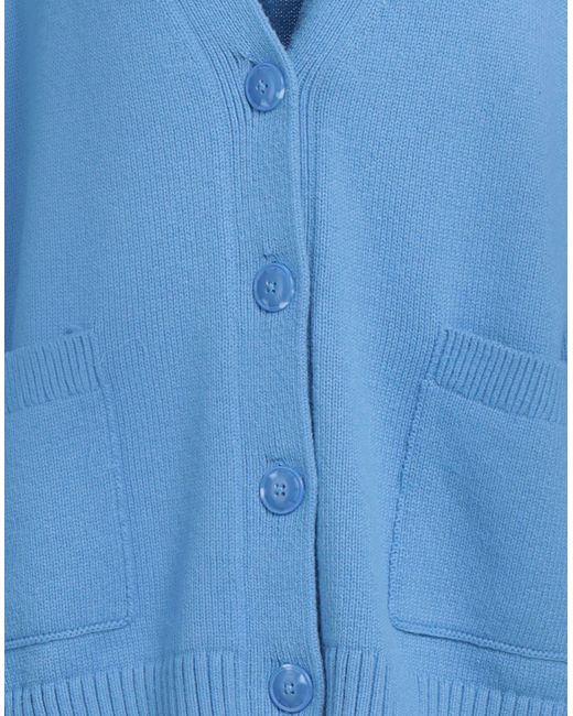 Tommy Hilfiger Blue Cardigan Cotton, Polyamide, Wool