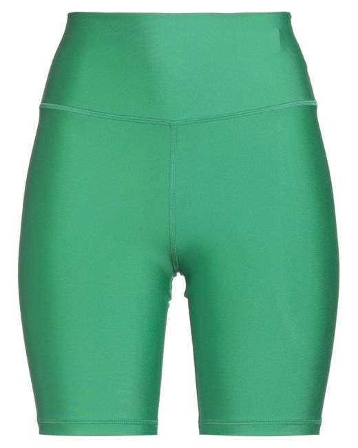 COLORFUL STANDARD Green Shorts & Bermuda Shorts Polyester, Elastane
