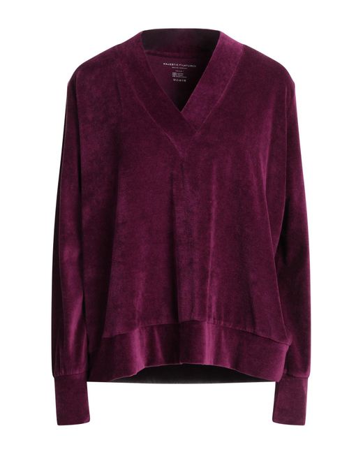Majestic Filatures Purple Sweatshirt