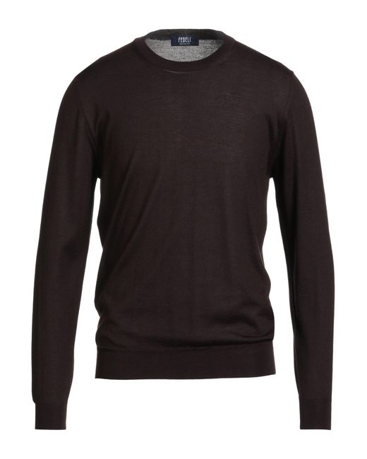 Pullover di Fedeli in Black da Uomo