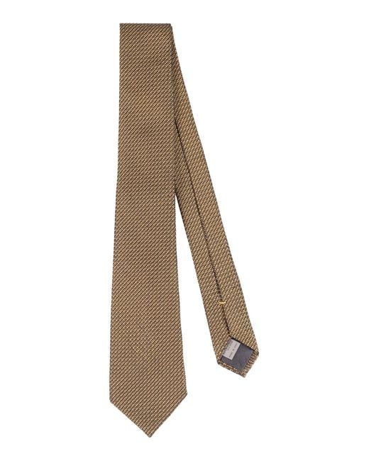 Canali Natural Marigold Ties & Bow Ties Silk for men