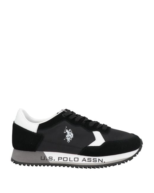 U.S. POLO ASSN. Black Trainers for men