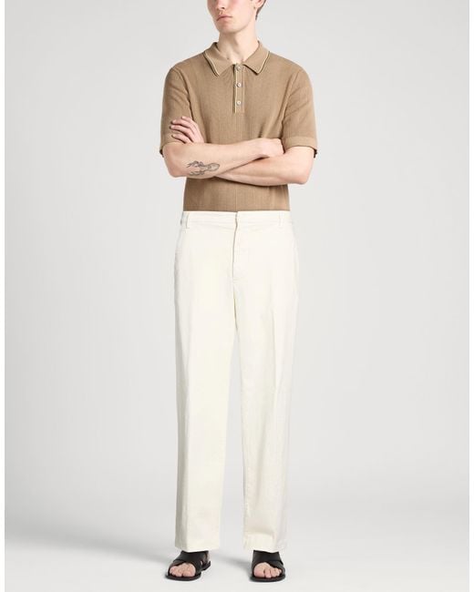 Dondup White Trouser for men