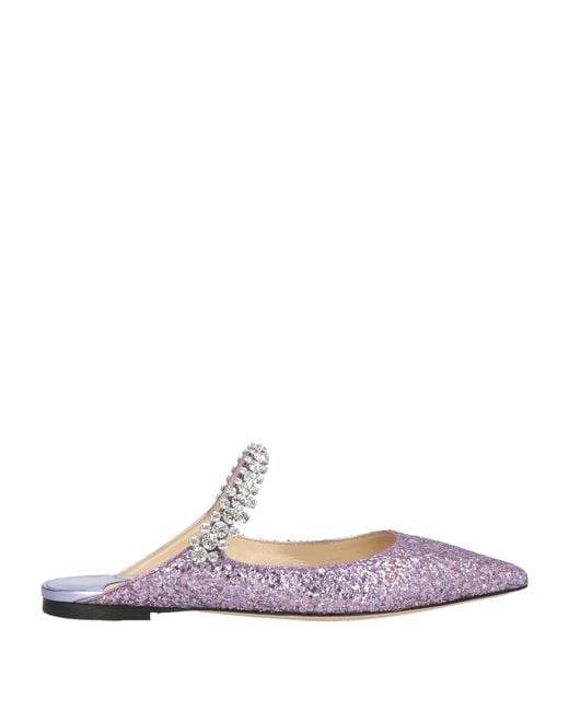 Jimmy Choo White Mules & Clogs