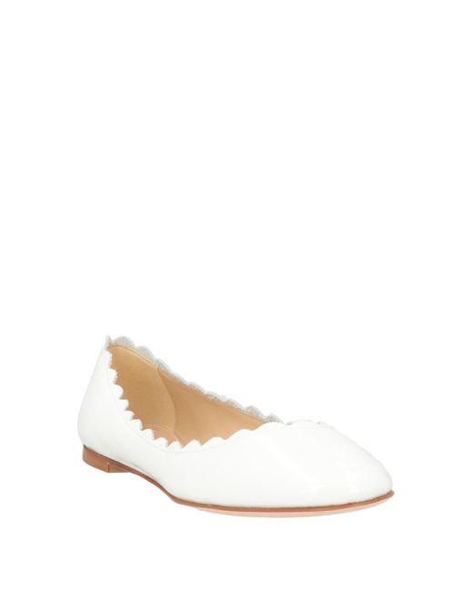 Fabio Rusconi Natural Ballet Flats Leather