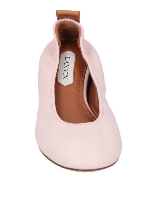 Lanvin Pink Ballet Flats