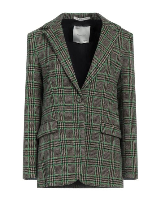 EMMA & GAIA Green Blazer