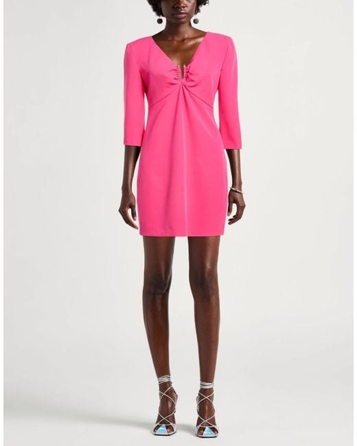 Just Cavalli Pink Mini Dresses