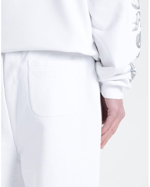 Vetements White Trouser for men