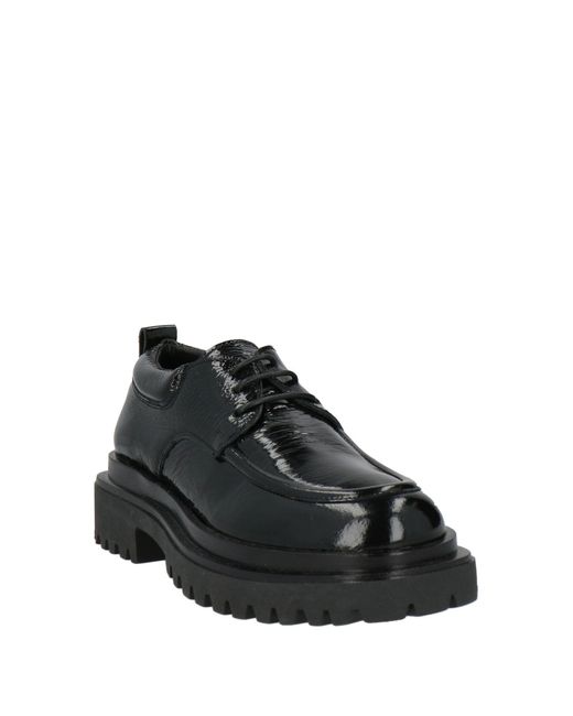 Nila & Nila Black Lace-up Shoes