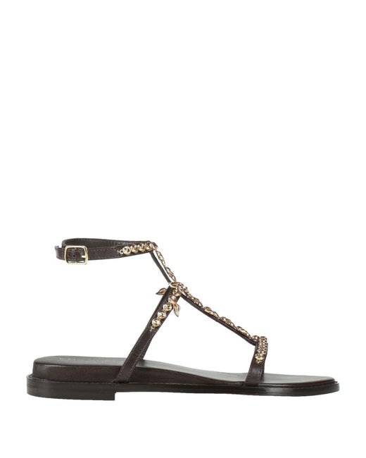 Emanuélle Vee Brown Sandals