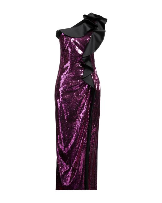 SIMONA CORSELLINI Purple Maxi Dress