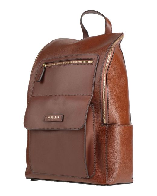 The Bridge Brown Rucksack for men