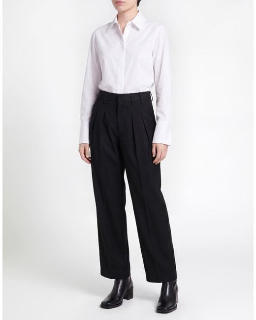 Dondup Black Pants Wool, Elastane