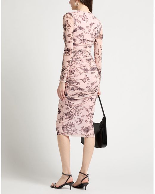 Pinko Pink Midi-Kleid